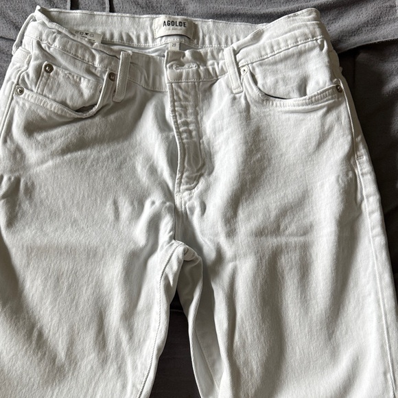 Agolde Men's Cream Straight Jeans - Picture 1 of 2